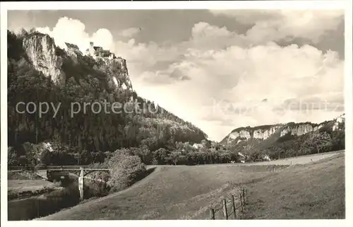 Beuron Donautal Schloss Werenwag / Beuron /Sigmaringen LKR