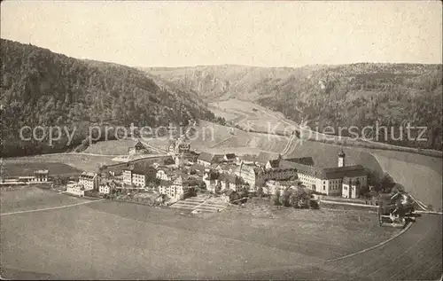 Beuron Donautal Erzabtei Totalansicht / Beuron /Sigmaringen LKR