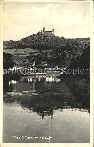 Diez Lahn Schloss Schaumburg Lahnpartie Kat. Diez