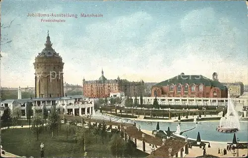 Mannheim Jubilaeumsausstellung Friedrichsplatz  Kat. Mannheim