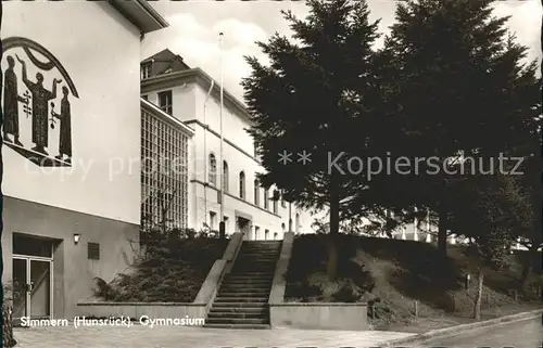 Simmern Hunsrueck Gymnasium Kat. Simmern  Hunsrueck