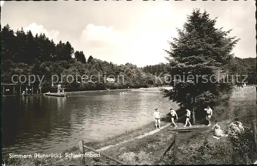 Simmern Hunsrueck Schwimmbad Kat. Simmern  Hunsrueck