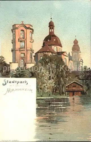 Mannheim Stadtpark Sternwarte Kat. Mannheim