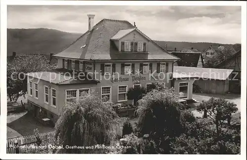 Dobel Schwarzwald Gasthaus Pension z. Ochsen Kat. Dobel