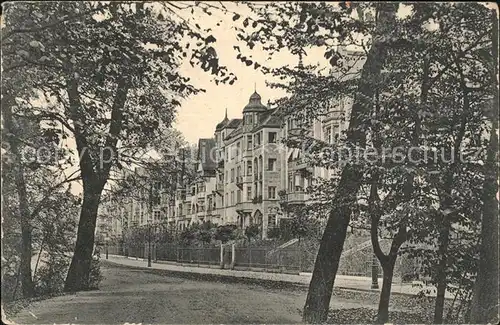 Lindenhof Mannheim Blick Rhein Anlagen Stephanien Promenade Kat. Mannheim