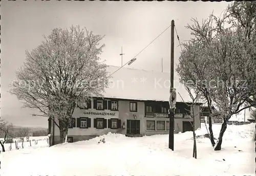 Faulenfuerst Gasthaus Roessle Kat. Schluchsee