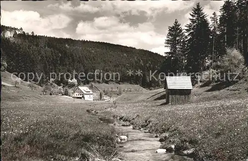 Calmbach Enz Gasthaus zur Rehmuehle im kl Murgtal Kat. Bad Wildbad