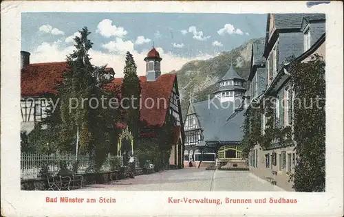 Bad Muenster Stein Ebernburg Kurverwaltung Brunnen Sudhaus / Bad Muenster am Stein-Ebernburg /Bad Kreuznach LKR