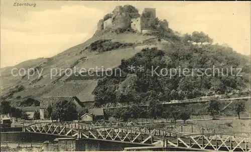 Ebernburg Panorama Kat. Bad Muenster am Stein Ebernburg