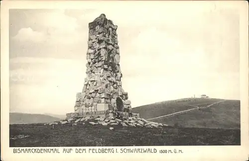 Feldberg Schwarzwald Bismarckdenkmal Kat. Feldberg (Schwarzwald)