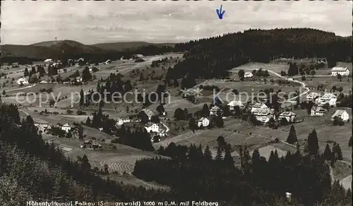 Falkau Totalansicht mit Feldberg Kat. Feldberg (Schwarzwald)