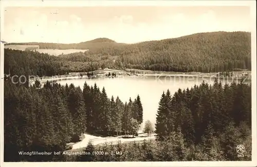 Altglashuetten Windgfaellweiher Kat. Feldberg (Schwarzwald)