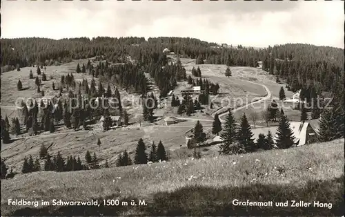 Feldberg Schwarzwald Grafenmatt und Zeller Hang Kat. Feldberg (Schwarzwald)