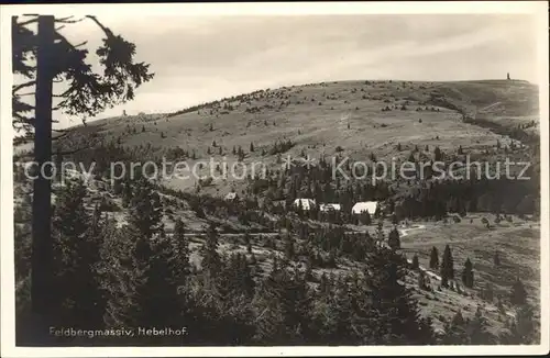 Feldberg Schwarzwald mit Hebelhof Kat. Feldberg (Schwarzwald)