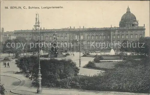 Berlin Schloss Lustgartenseite Kat. Berlin