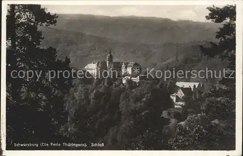 Schwarzburg Thueringer Wald Schloss Schwarzburg Kat. Schwarzburg