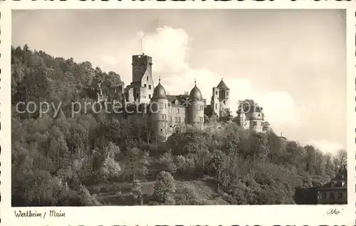 Wertheim Main Burg Wertheim  Kat. Wertheim