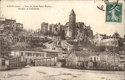 Auch Gers Vue du Pont Saint Pierre Kat. Auch