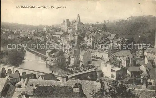 Uzerche Vue generale Kat. Uzerche