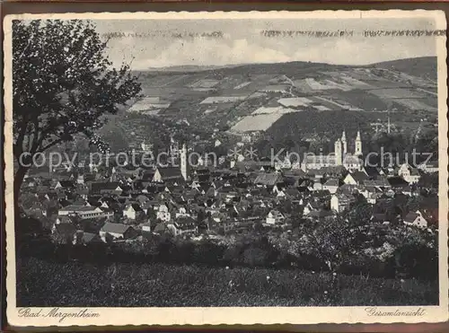 Bad Mergentheim Gesamtansicht Kat. Bad Mergentheim