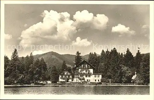 Bad Wiessee Haus Hubertus der Deutschen Gesellschaft  Kat. Bad Wiessee