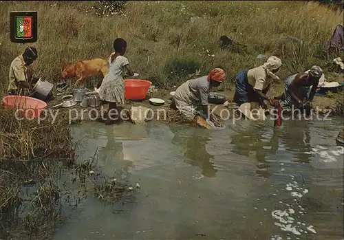 Luanda Loanda Cuanza River Waterwomen Kat. Luanda