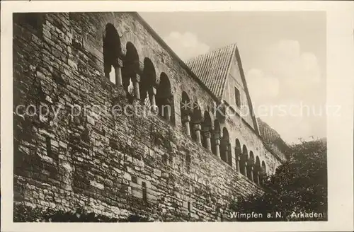 Wimpfen Arkaden Kat. Bad Wimpfen