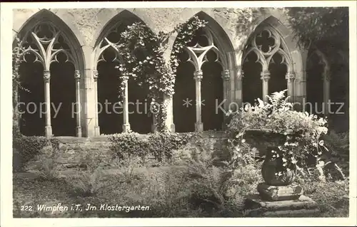 Wimpfen Klostergarten Kat. Bad Wimpfen