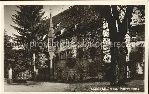 Maulbronn Kloster Abtswohnung Kat. Maulbronn