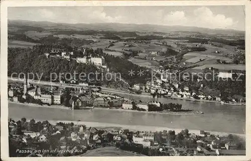 Passau Fliegeraufnahme Inn Kat. Passau