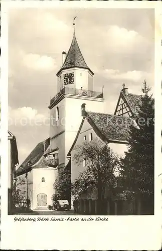 Graefenberg Oberfranken Partie an der Kirche Kat. Graefenberg