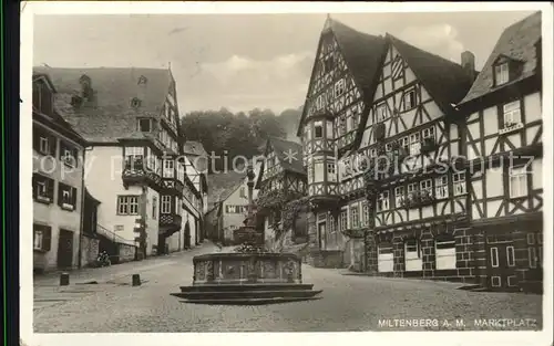 Miltenberg Main Marktplatz  Kat. Miltenberg