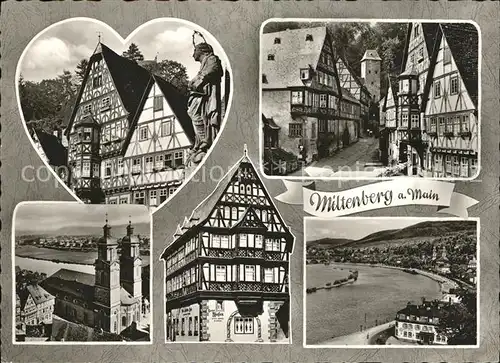 Miltenberg Main Fachwerkhaeuser  Kat. Miltenberg