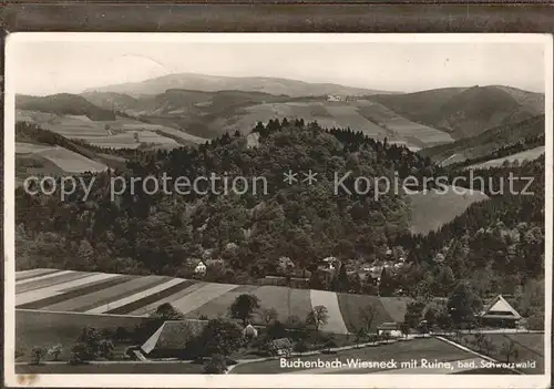 Buchenbach Breisgau Ruine Kat. Buchenbach