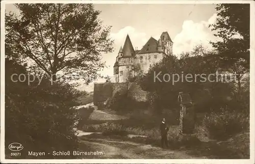 Mayen Schloss Buerresheim Bildstock Kat. Mayen