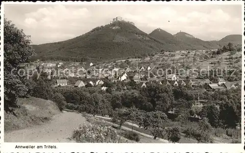 Annweiler Trifels Panorama Kat. Annweiler am Trifels