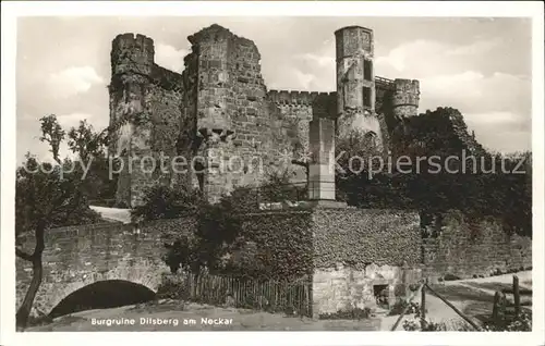 Neckargemuend Burg Dilsberg am Neckar Kat. Neckargemuend