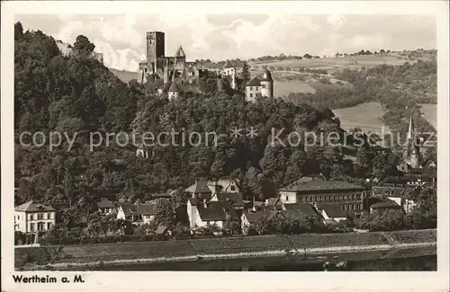 Wertheim Main Schloss Kat. Wertheim