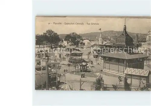 Marseille Exposition Coloniale vue generale Kat. Marseille