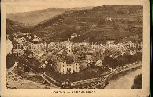 Beaucaire Gard Panorama Vallee du Rhone Kat. Beaucaire