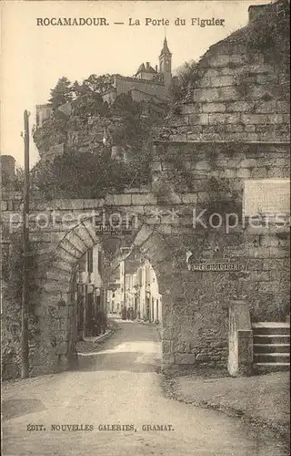 Rocamadour Porte du Figuier Kat. Rocamadour