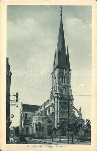 Reims Champagne Ardenne Eglise Saint Andre Kat. Reims