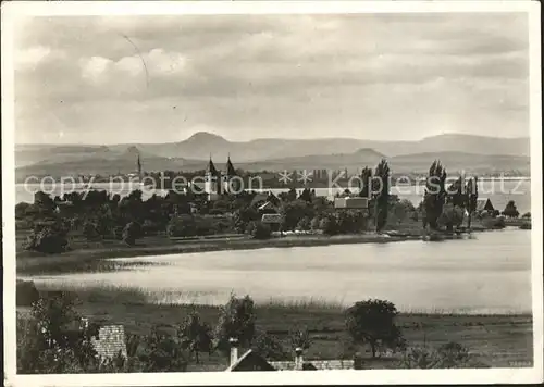 Insel Reichenau Niederzell mit Radolfzell Kat. Reichenau Bodensee