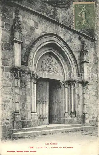 Riscle Porte de l Eglise Kat. Riscle