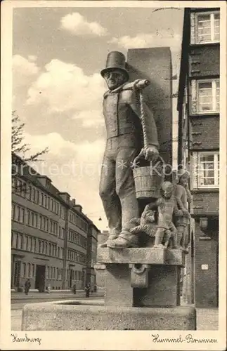 Hamburg Hummel Brunnen Kat. Hamburg