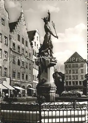 Augsburg Merkurbrunnen Kat. Augsburg