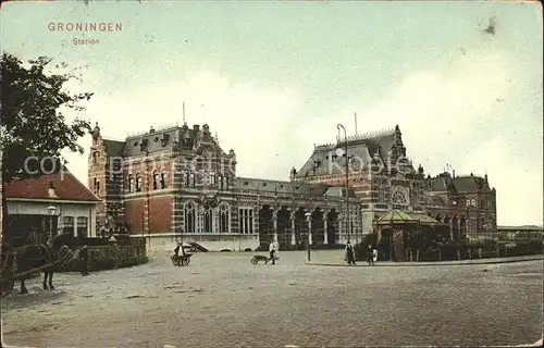 Groningen Station Bahnhof Kat. Groningen