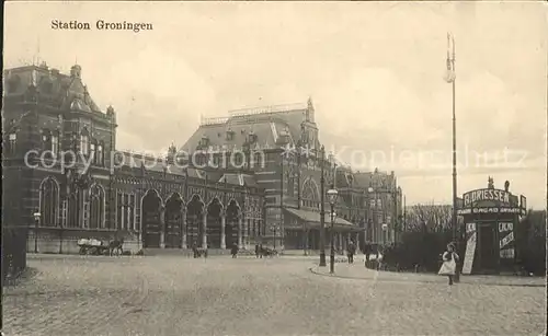 Groningen Station Bahnhof Kat. Groningen