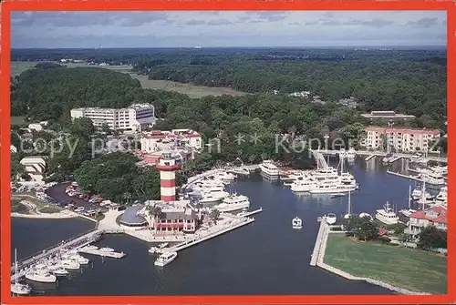 Hilton Head Island Harbour Town Lighthouse aerial view Kat. Hilton Head Island