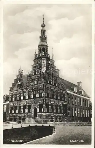 Franeker Stadhuis Rathaus Historisches Gebaeude 16. Jhdt. Renaissance Kat. Franeker